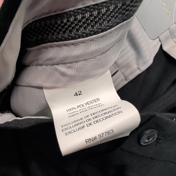 NEW Champions Tour Shorts Golf 100%‎ Polyester Men's 42 Black Stretch - Picture 10 of 11